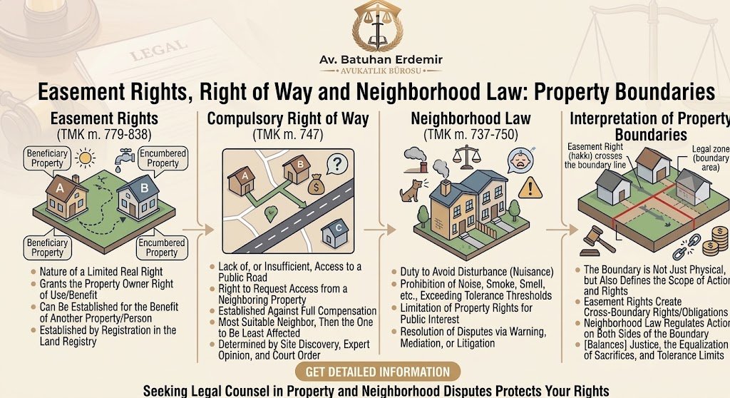 right of way and neighborhood law