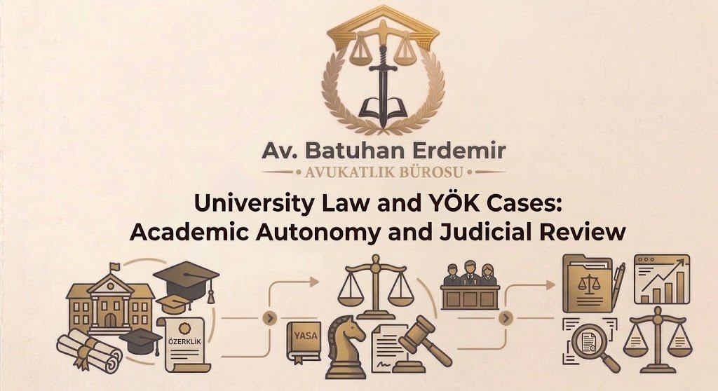 university law and yök cases